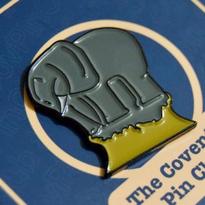 Elephant Bollard Coventry pin badge image 1