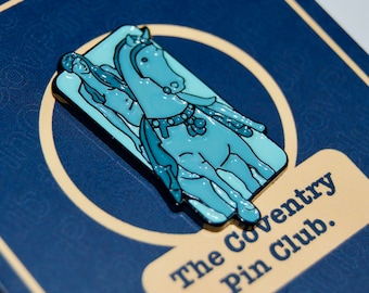 Lady Godiva Coventry pin badge