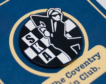 Ska 2 Tone Coventry pin badge