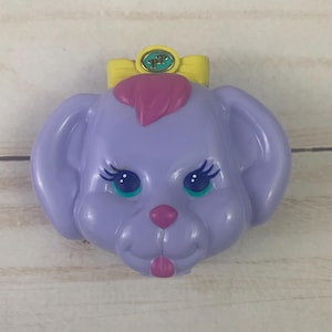 Vintage Bluebird 1993 Polly Pocket Purple Dazzling Dog Show- Complete