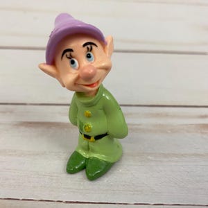 Walt Disney Dopey 1993 Mattel Snow White and the Seven Dwarfs 2” Mini PVC Figure