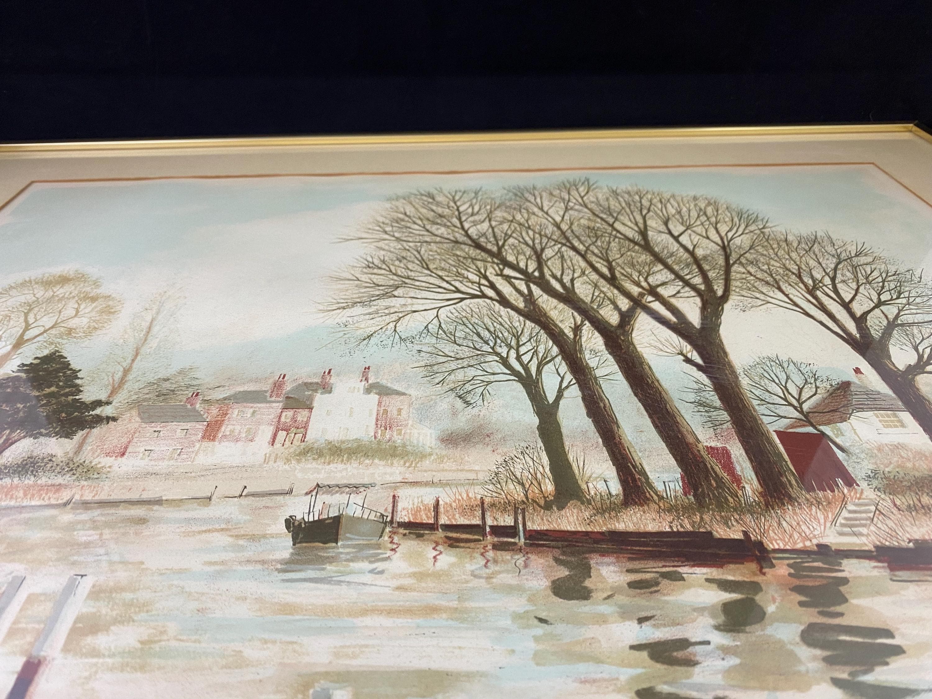 Jeremy King Signed and Numbered Litho Framed Art Print River - Etsy