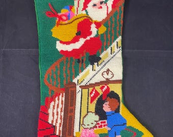 Vintage Bucilla 60392 Julstjärna med nålspets, färdig