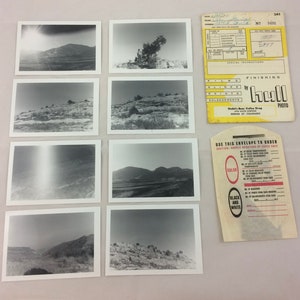 Vtg 1962 Colorado Black & White Kodak Photographs Snapshots Family Vacation