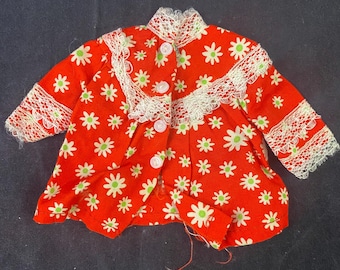 Vintage 60s Barbie Clone Doll Pajama Shirt Top