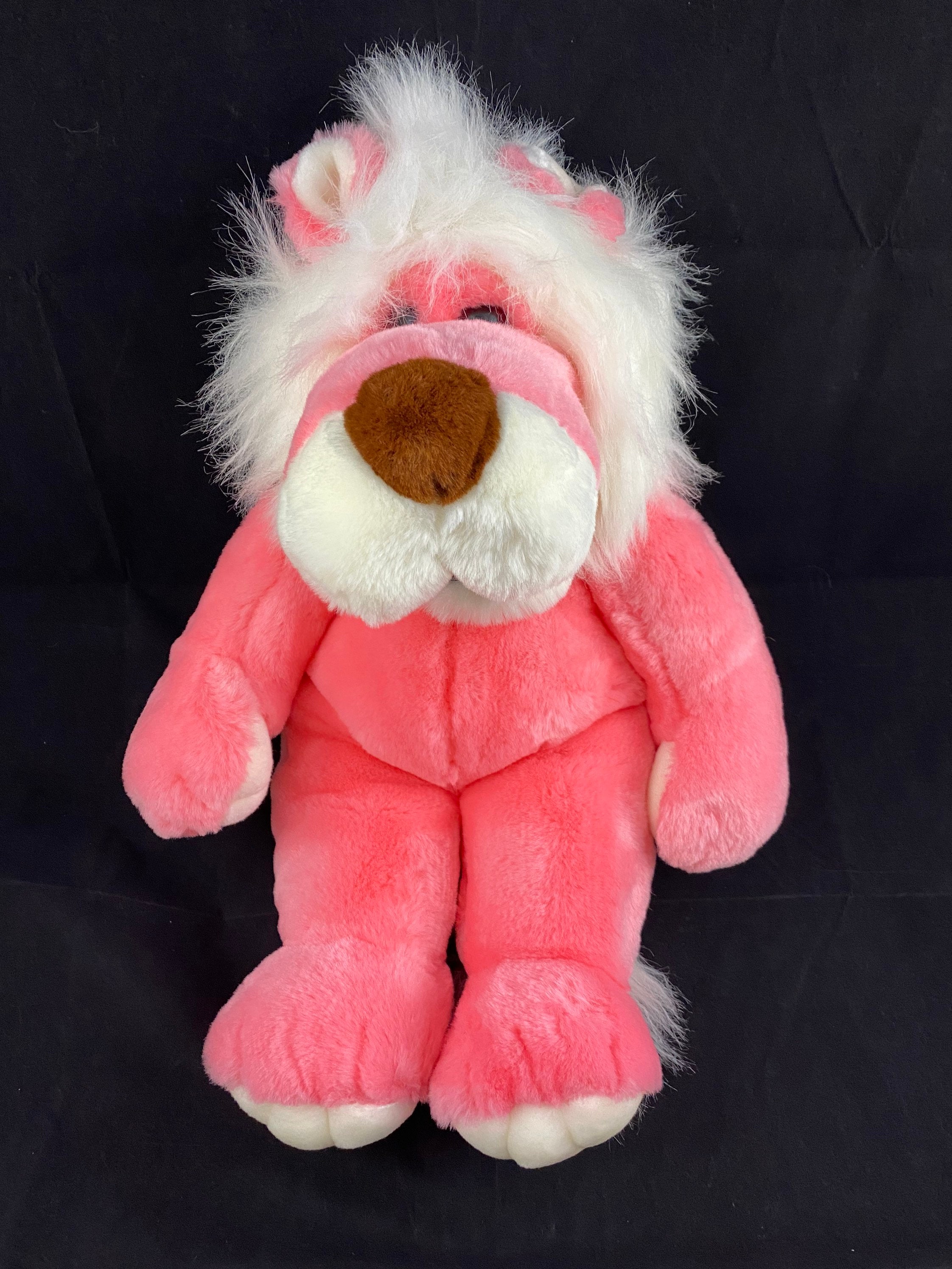 Vintage 24K Plush Puppet Polar Puff Playtalkin' Zollie Lion Coral
