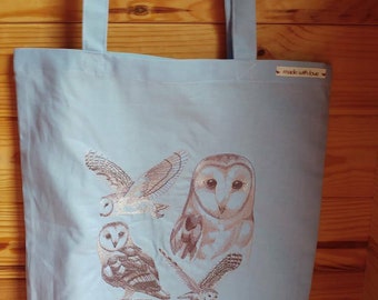 Owl tote bag