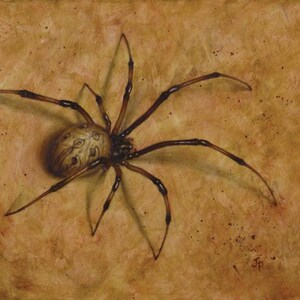 CREEPER...9 x 12 1/2 print of an original acrylic painting by Jamie Prancik