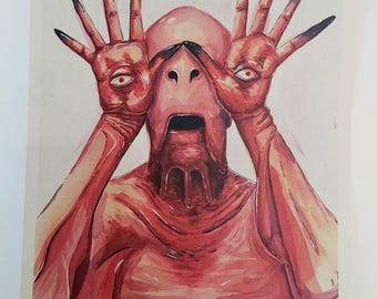 Pans Labyrinth's The Pale Man | Print