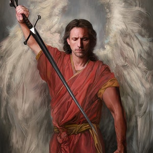 St. Michael the Archangel 8 x 12" (Fine Art Prints by Gabrielle Schadt)