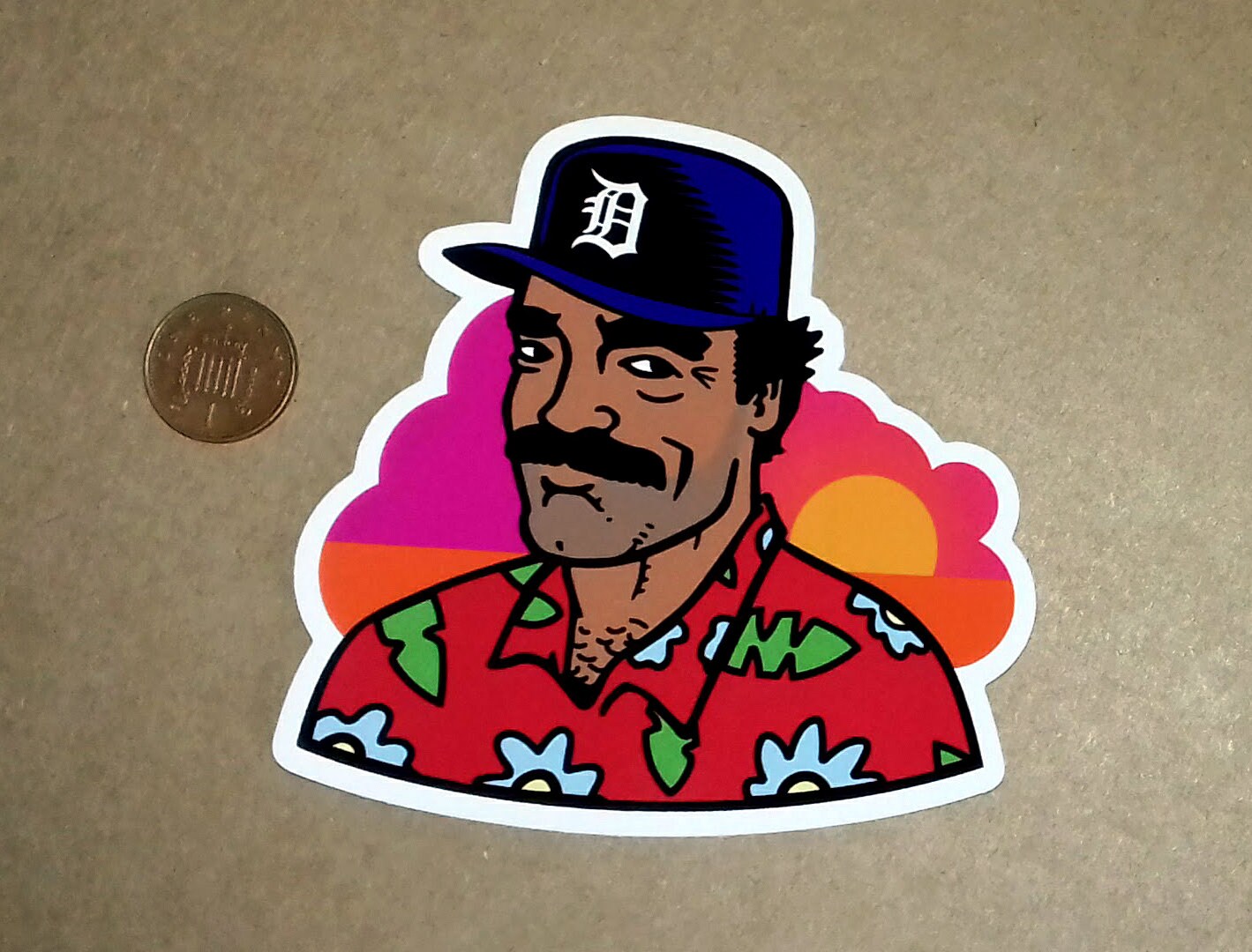 Magnum Pi Sticker Magnum PI Vinyl Sticker Retro TV - Etsy