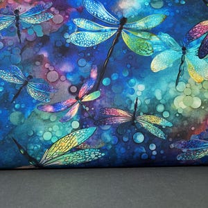 Dragonfly Illusions Dragonfly Dream Fabric Nature-CD3206-Fantasy from Timeless Treasures