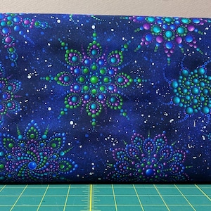 Cotton On dragonfly wings collection BEN16402P-56 Benartex  Medallion blue purple green