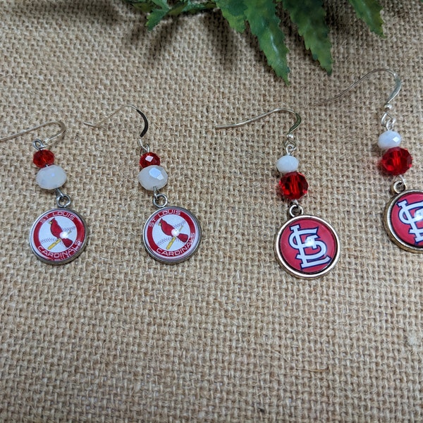 St.Louis Cardinal earrings