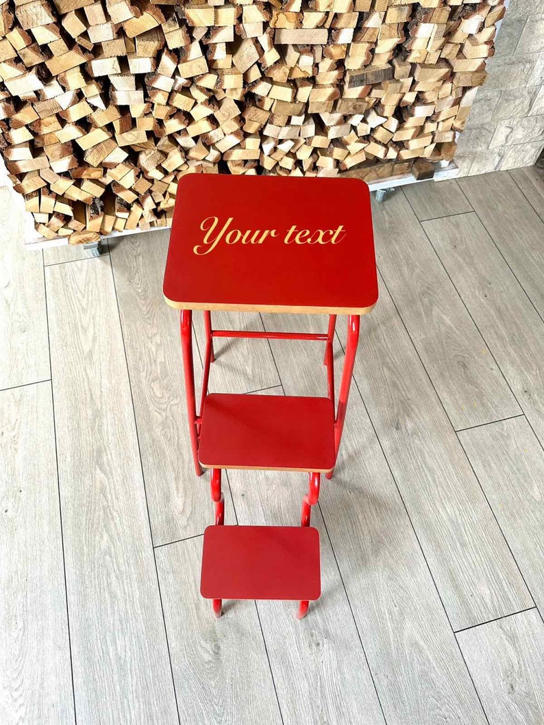 Personalized step stool