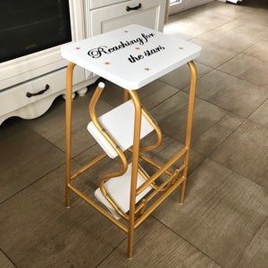 Folding step stool