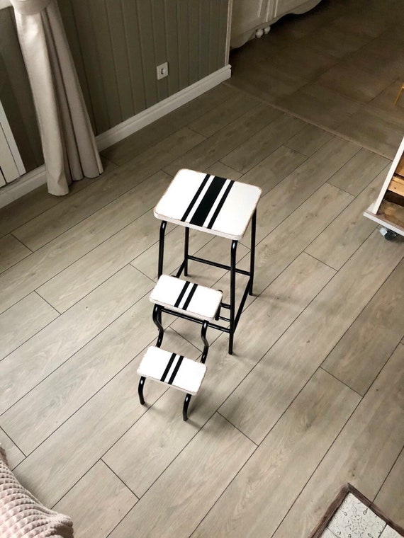 Wooden library step sale stool