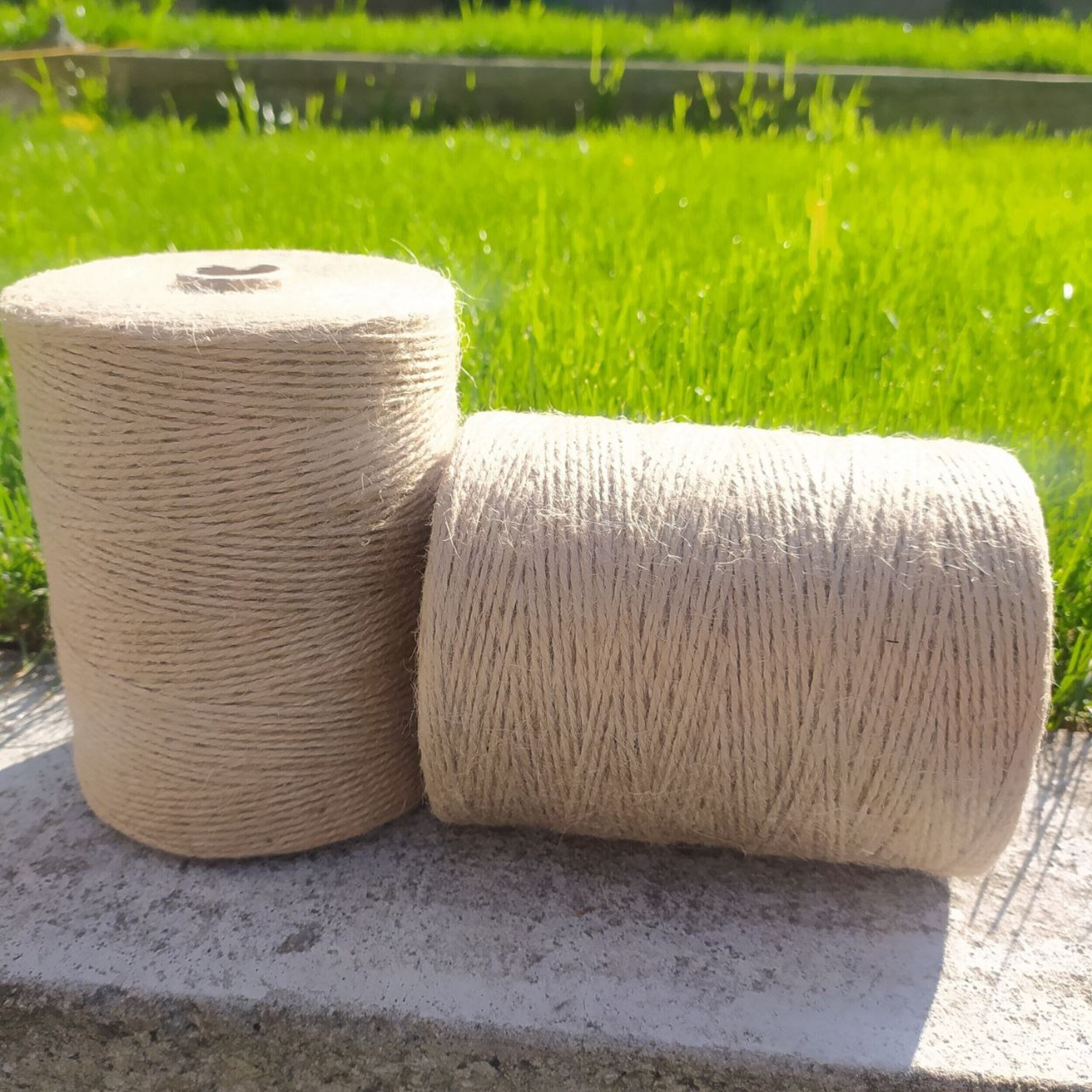 Macrame cord Jute Cord 2mm (900g) Twine Rustic Cord for crochet. Natural  rope for Wrapping Gifts Gardening Christmas Decor home decor twine