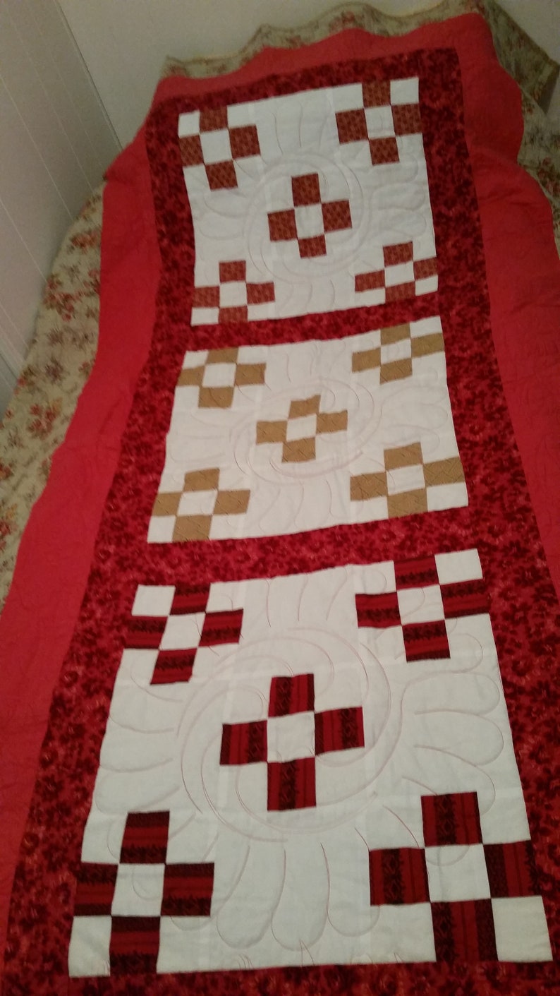 Red /& White Quilt,Gifts for mom,Custom made to Order Quilts,Sweet Sixteen Gifts,Going to College Gift,Just for Him or Her,Picnic Blanket