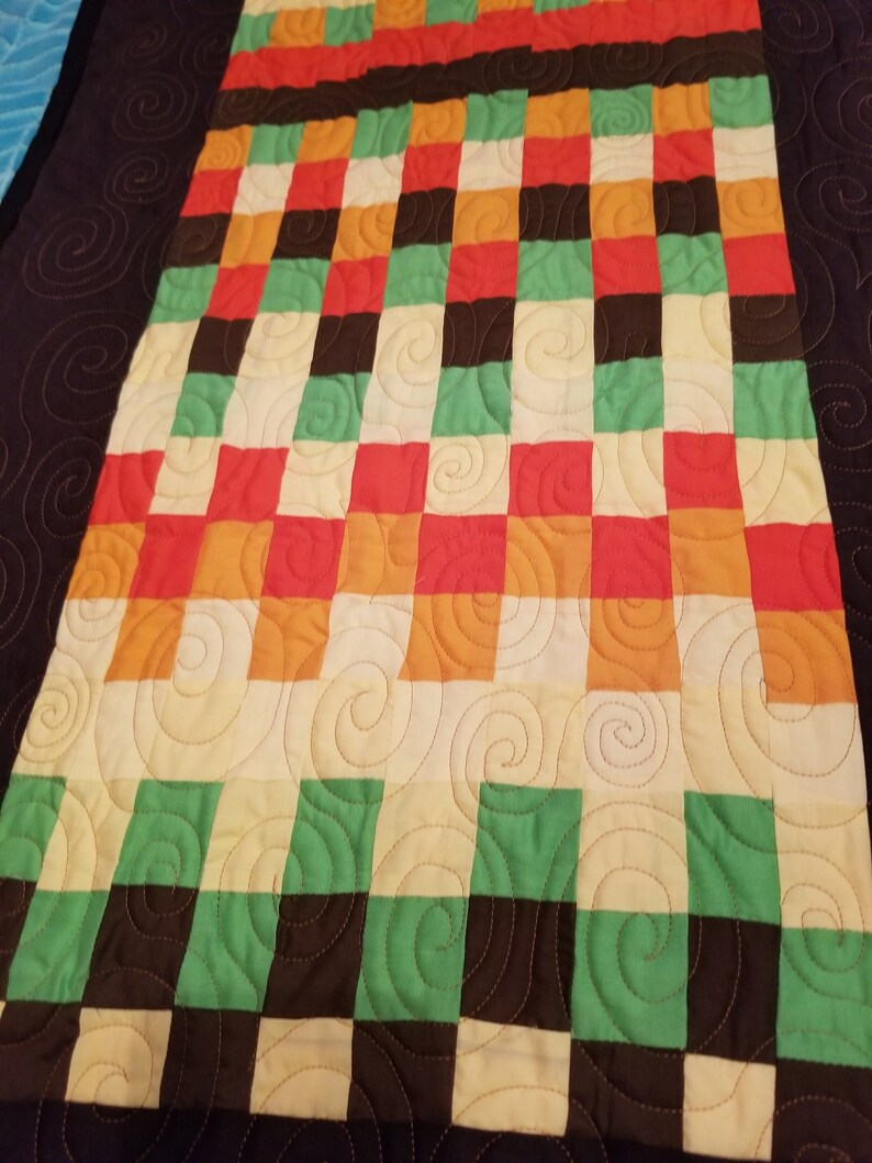 Tower Stepping Blocks Table Runner Wall Hanging Gifts for - Etsy