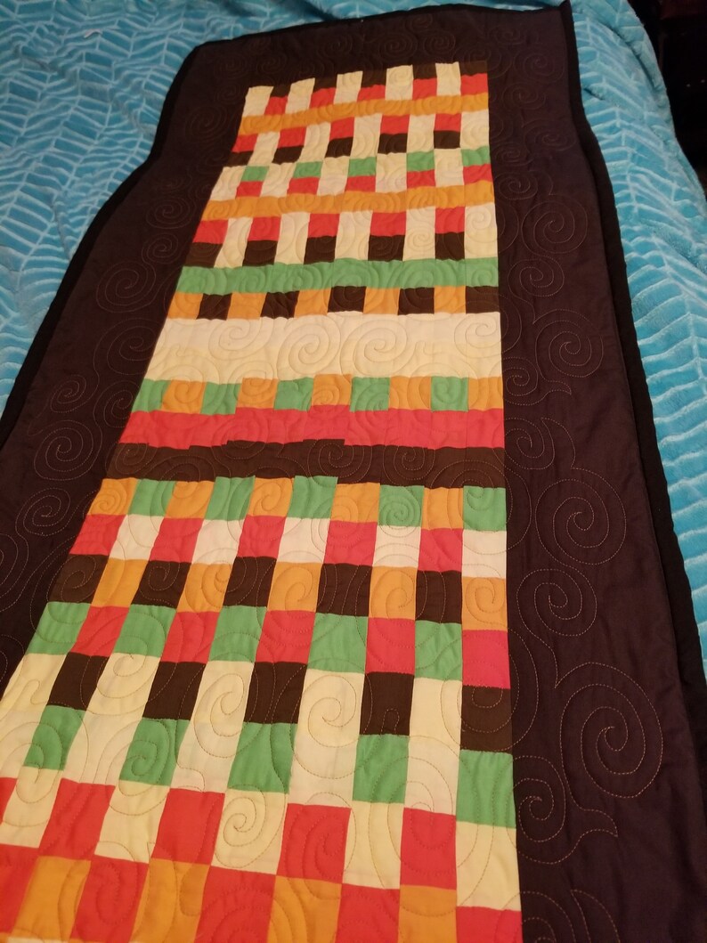 Tower Stepping Blocks Table Runner Wall Hanging Gifts for - Etsy