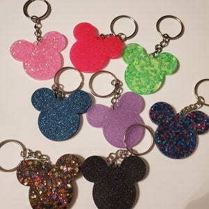 Mickey Glitter keychain