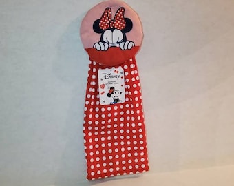 Minnie mouse hanging kitchen towel