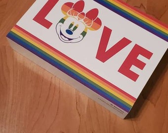 Minnie mouse rainbow wall hanging