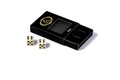 Dice from billiard balls, backgammon accessories product logo