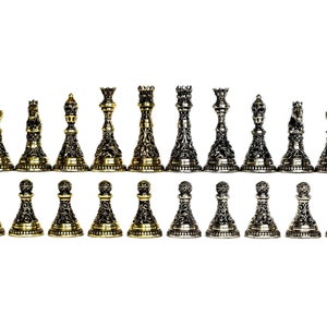 Handmade Bronze Chess Figures