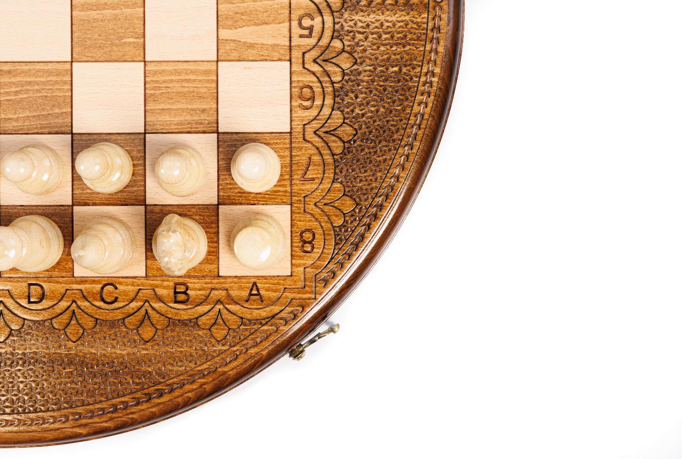 Elegant Chess Set | Circular Chess | Free Engraving | Handmade ...