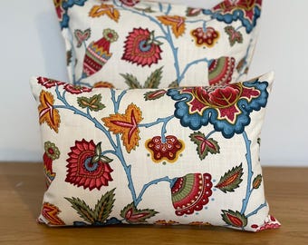 Handmade Jacobean Floral Cushion: ILIV Tapestry Fabric