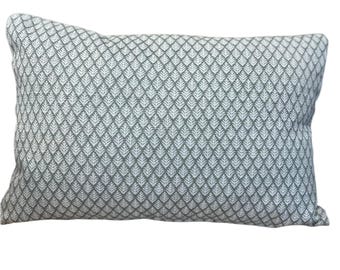 Handmade Cushion Florrie Forest 12" x 18", 30cm x 45cm Green Leaf Print Design