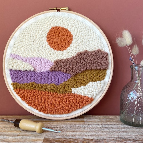 Beginner Punch Needle Kit Craft Kit Craft Gift Etsy