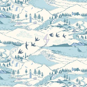 Highlands and Islands / Cartolina dalle Highlands di Liberty Fabrics
