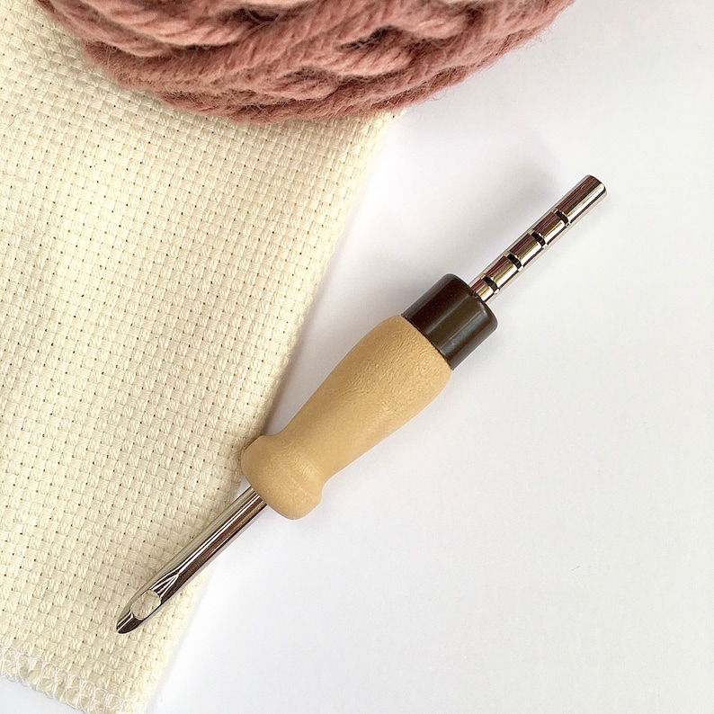 Adjustable Punch Needle Rug Hooking Tool Threader Etsy