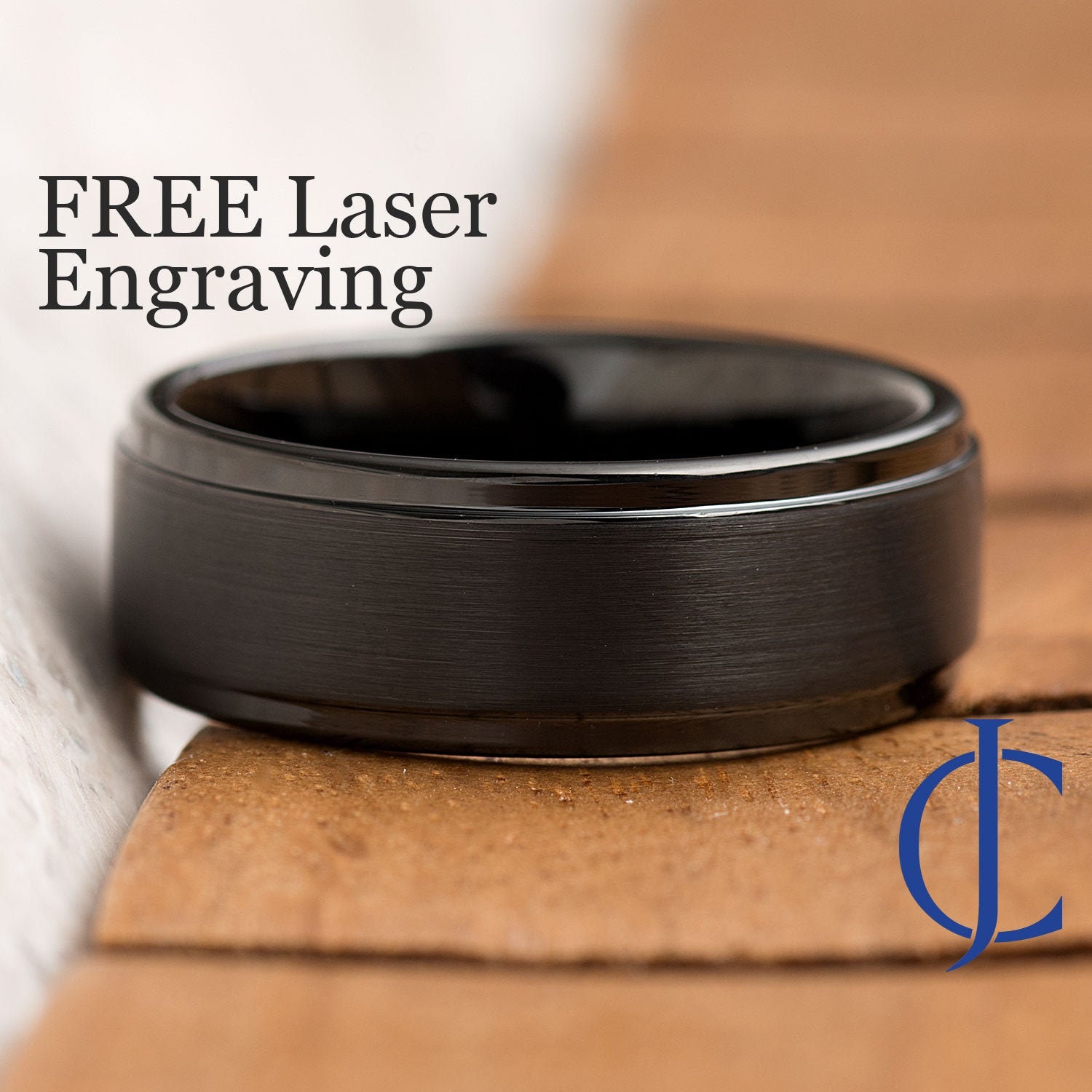 LASER ENGRAVING SERVICE 8mm Round Mens Mens Tungsten Wedding Band LASER ENGRAVING SERVICE 8mm Round Mens Mens Tungsten Wedding Band