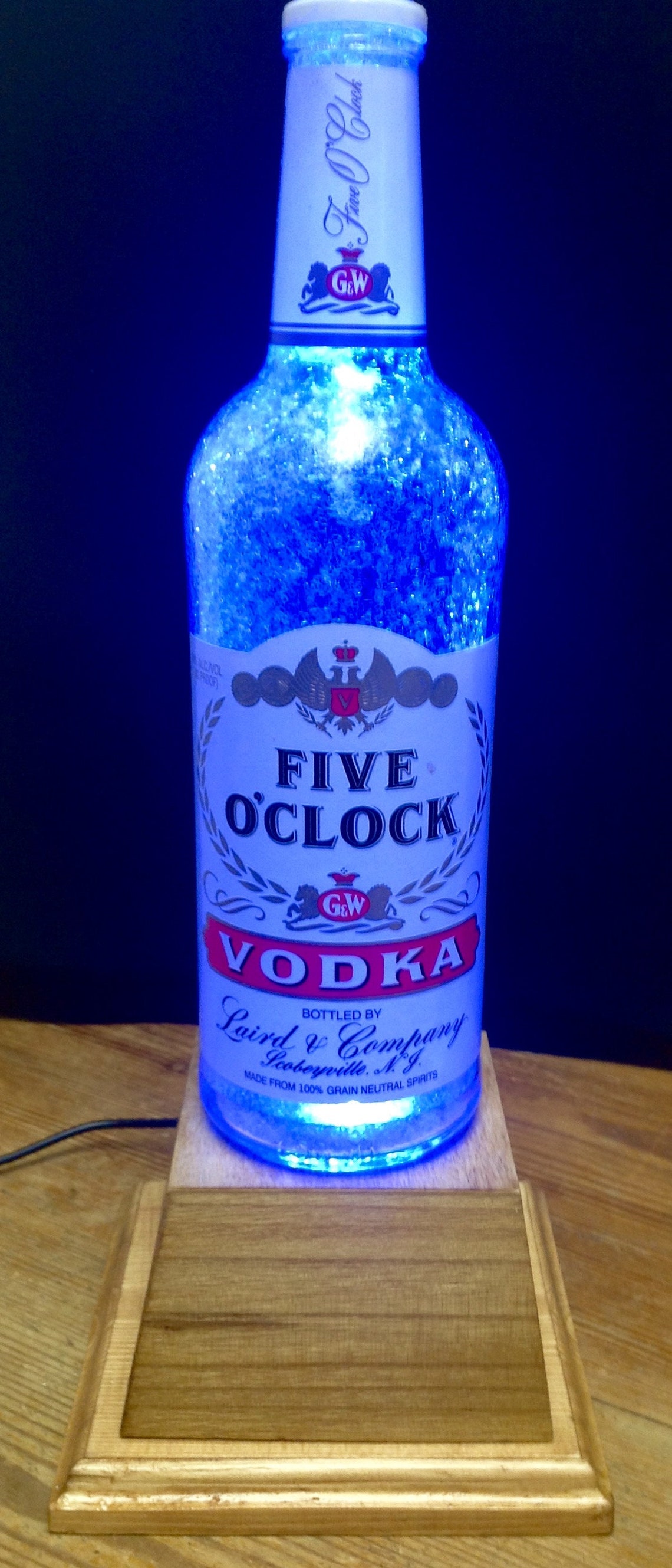 Five O Clock Vodka Diamond Dust 16 Color LED Etsy