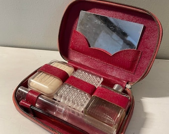 Small mid century mens vanity set