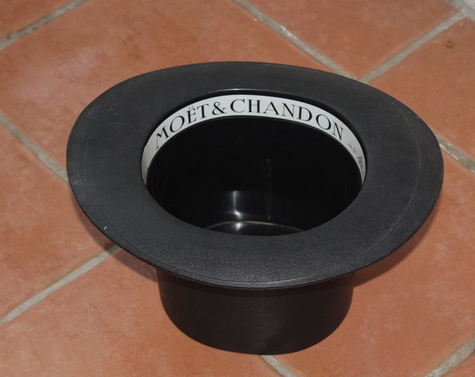 Moet and Chandon Vintage Top Hat Ice Bucket Etsy