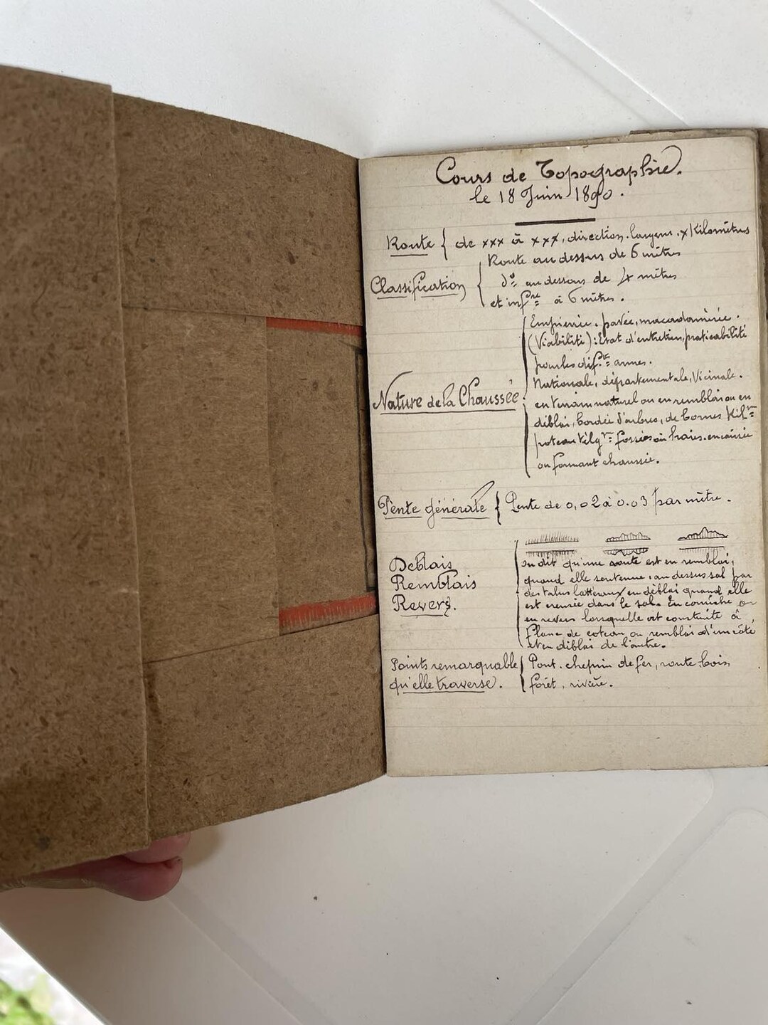 19th Century French Military Notebook - Etsy