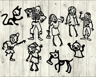Download Zombie Family Svg Etsy