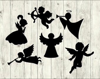 Download Angel Silhouette Etsy