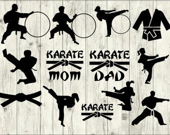 Karate Svg Etsy