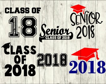 Class Of 2018 Svg Etsy