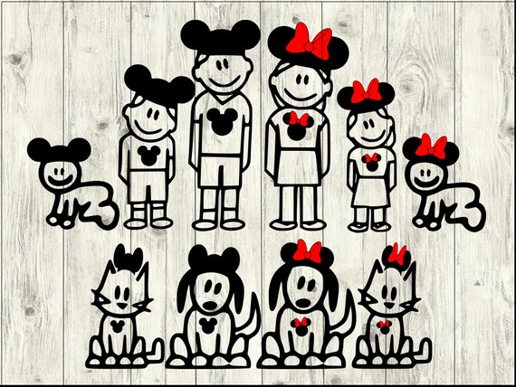 Download Mickey Family Svg Bundle Mickey Mouse Svg Bundle Disney Cut Etsy