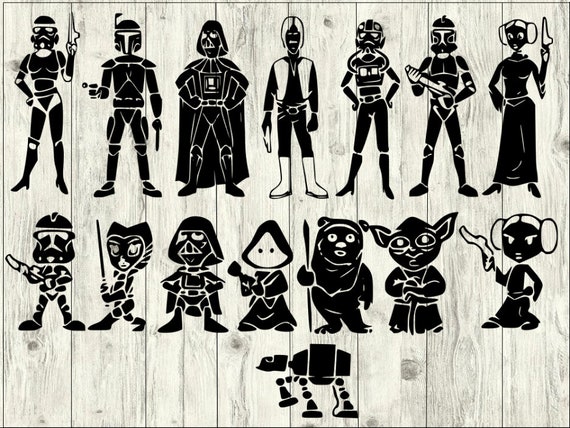 Download Star Wars Family Svg Bundle Star Wars Svg Bundle Disney Cut Etsy