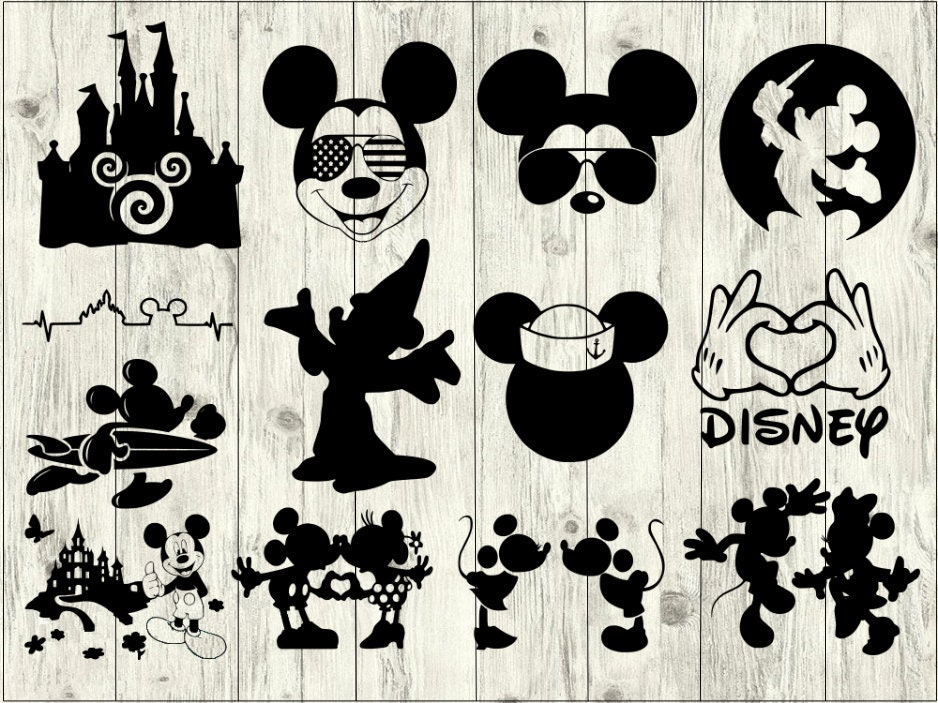 Download Mickey SVG Bundle Disney SVG bundle Mickey cut file Disney ...