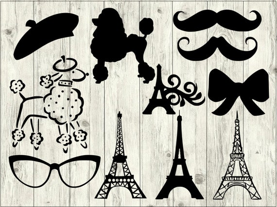 Paris Svg Bundle France Svg Bundle Paris Cut File Paris Etsy