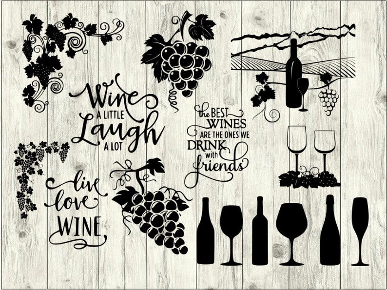 Download Wine SVG Bundle Disney Tour SVG bundle Wine cut file Wine ...